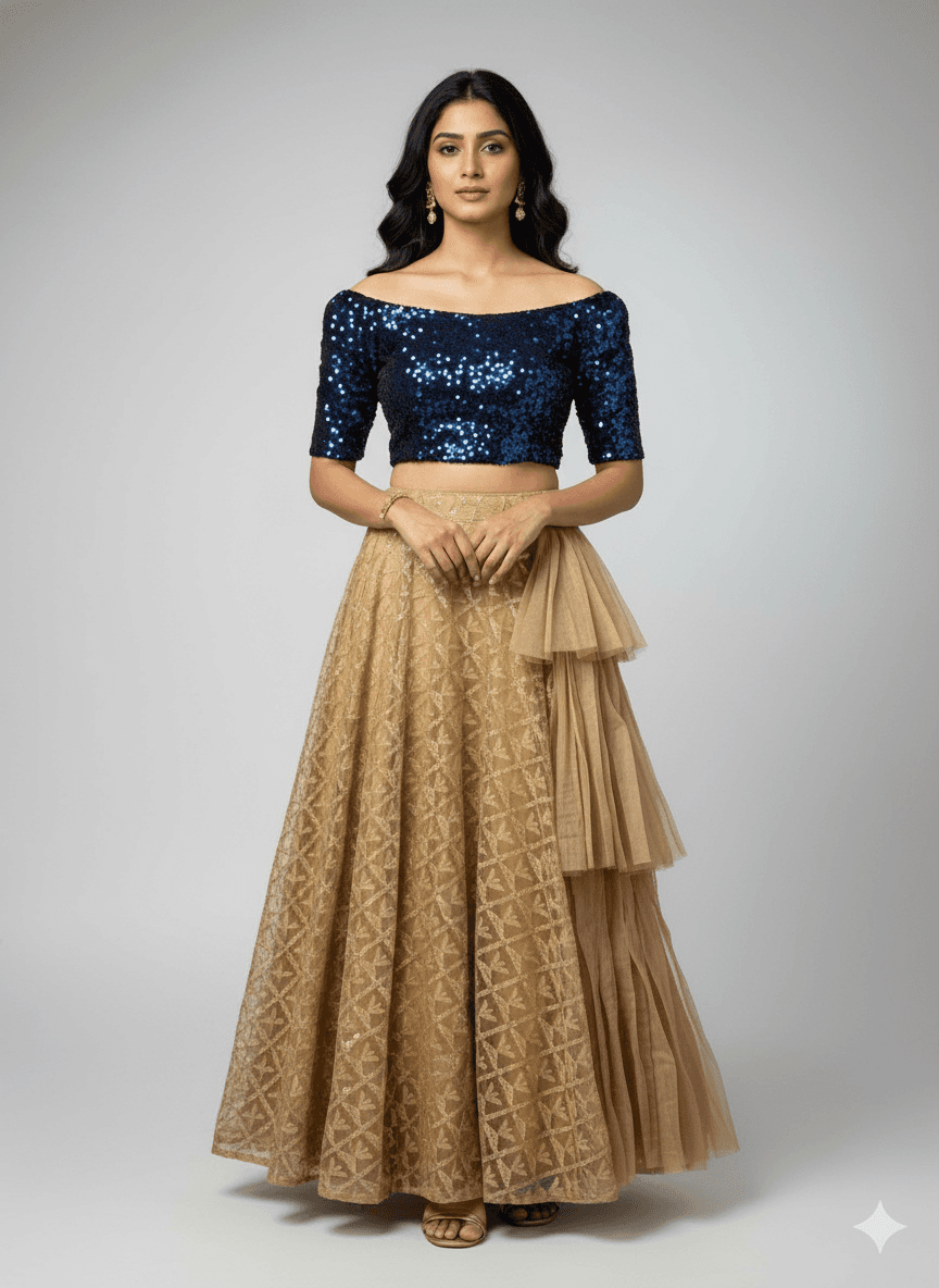 Neelam Frill Lehenga