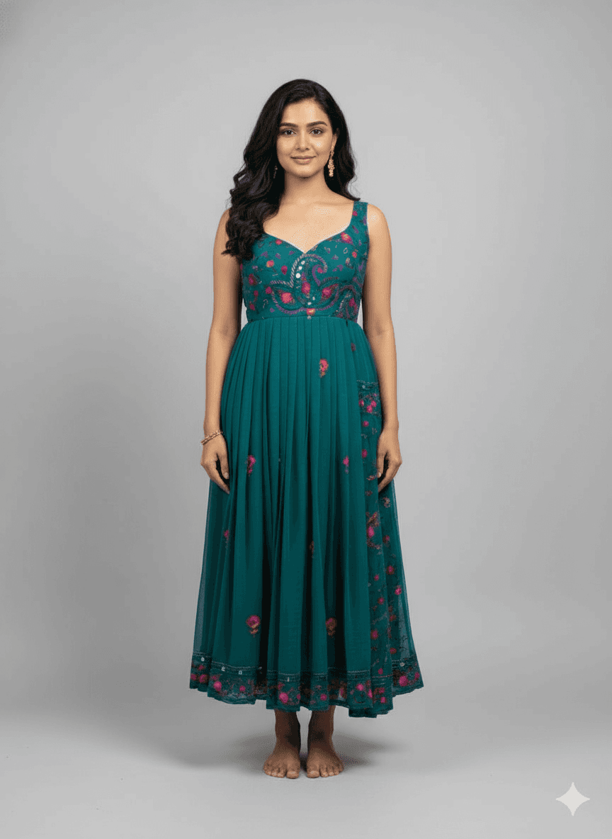 The Royal Cascade Lehenga